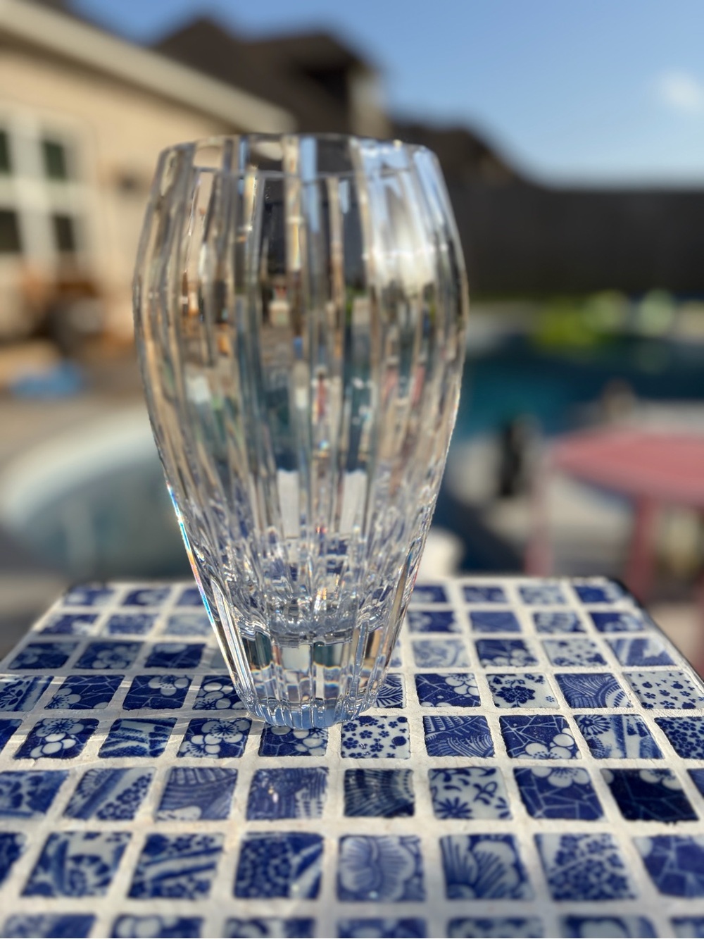 Marquis by Waterford Crystal Vase, Clear Cut Crystal Bud Vase